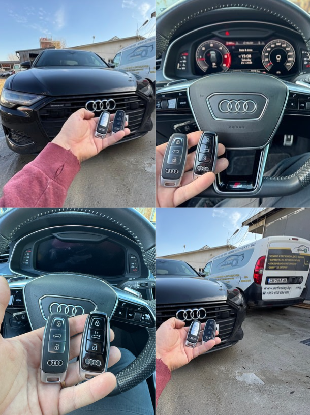 Програмиране на smart ключове за Audi A6 C8 от мобилния сервиз на Active Key